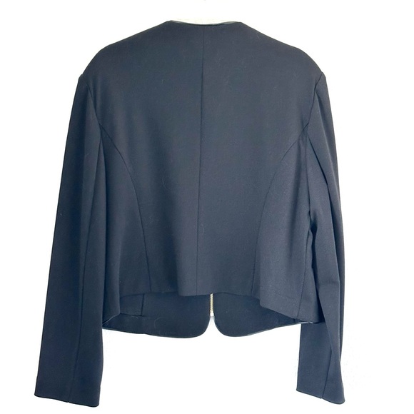 Anne Klein Black Jacket with Gold Tone Detail - Picture 3 of 3